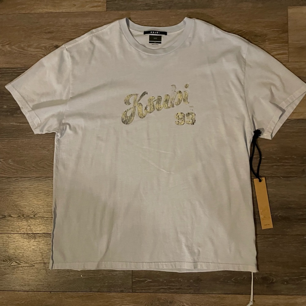 Ksubi Light Gray Logo Men's T-Shirt